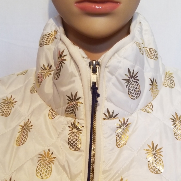 Simply Southern Gold Pineapple Vest NWT - Picture 3 of 7